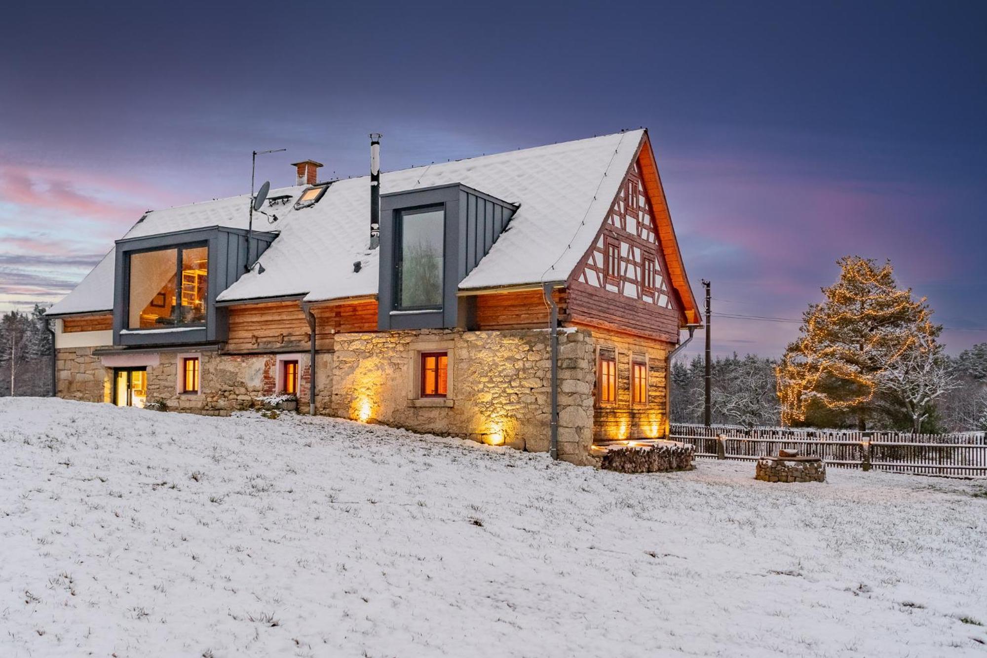 Roubenka U Babi Villa Lipná Exteriör bild