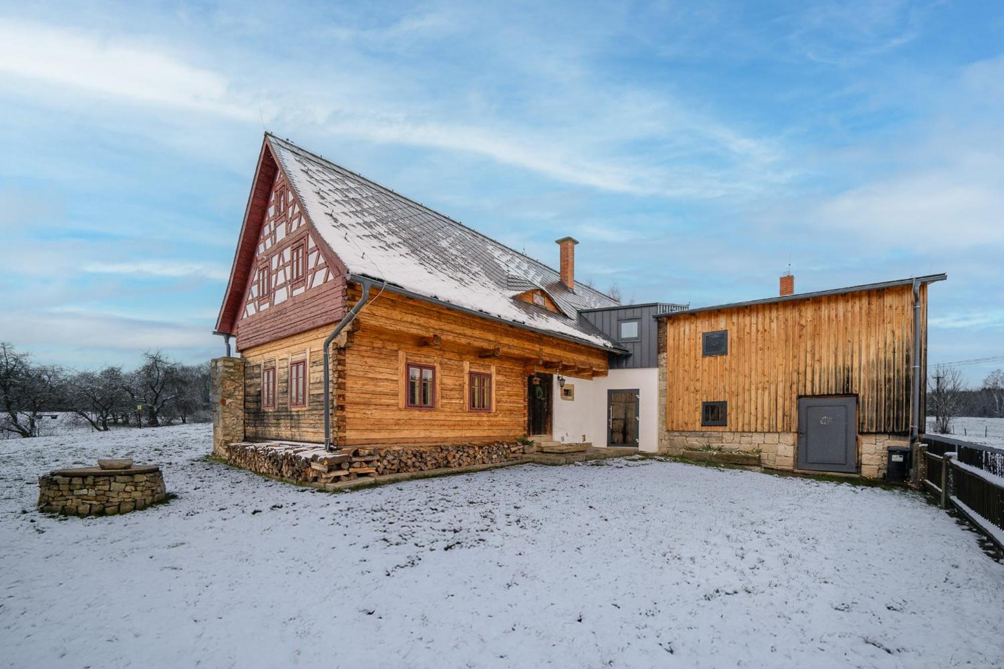 Roubenka U Babi Villa Lipná Exteriör bild